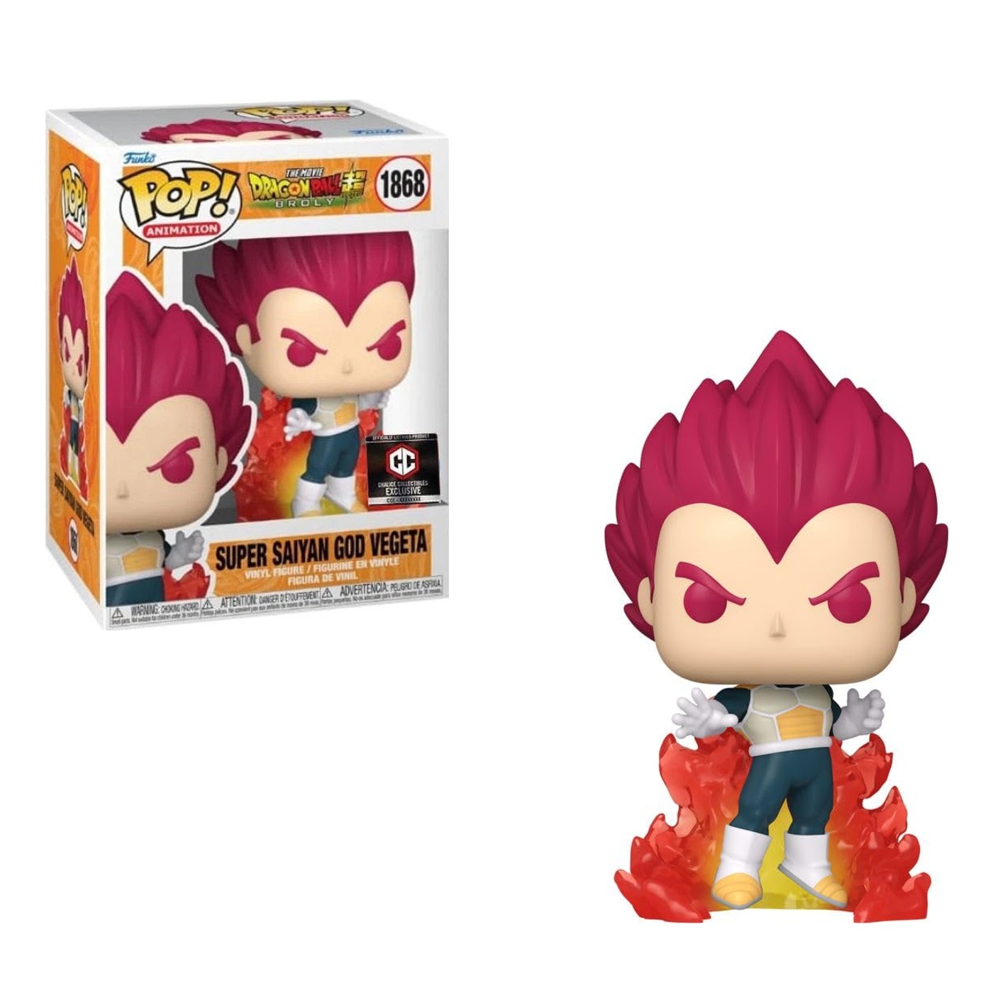 Vegeta Super Guerrero Dios #1868 con protector incluido