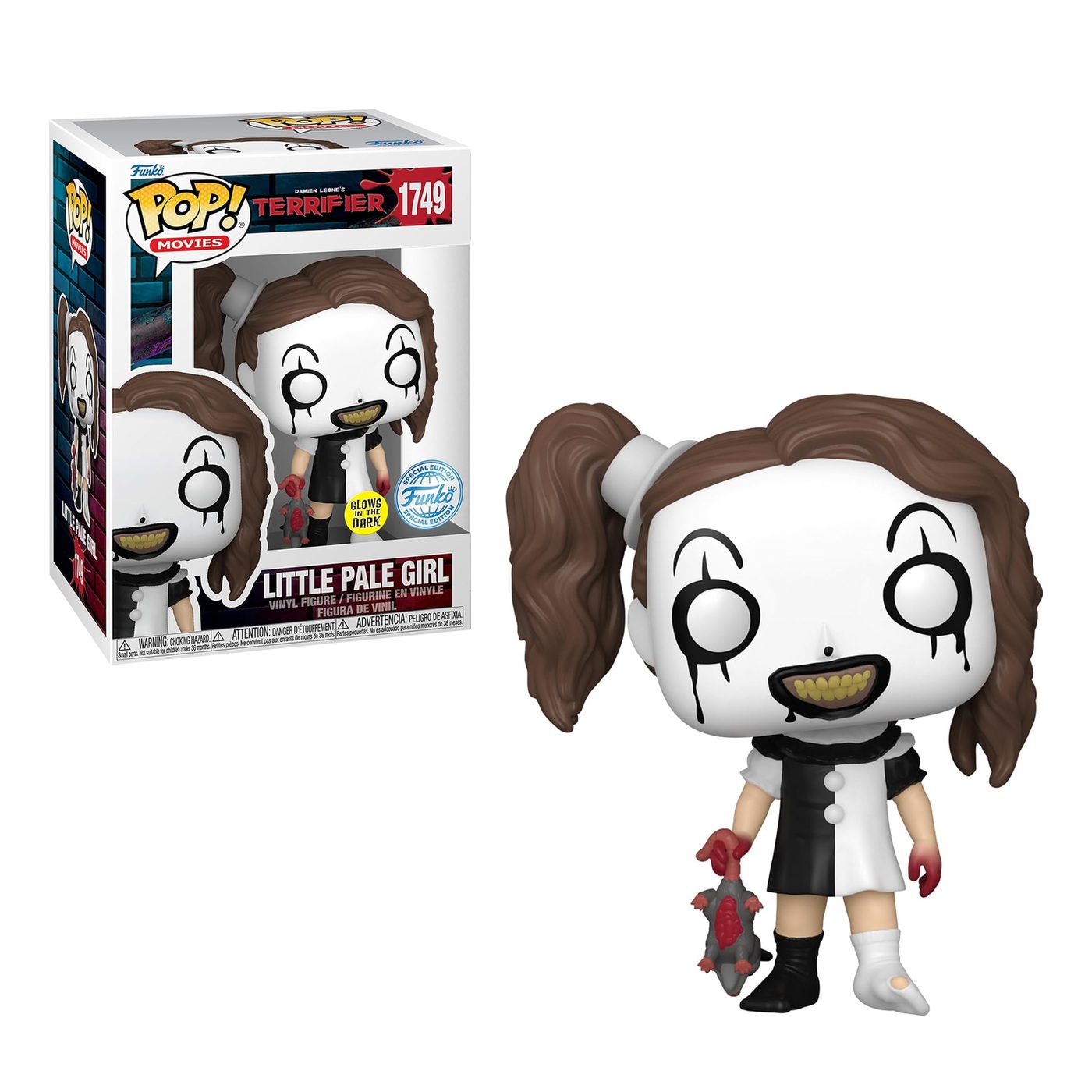 Little Pale Girl (Glow in the Dark) #1749 con protector incluido