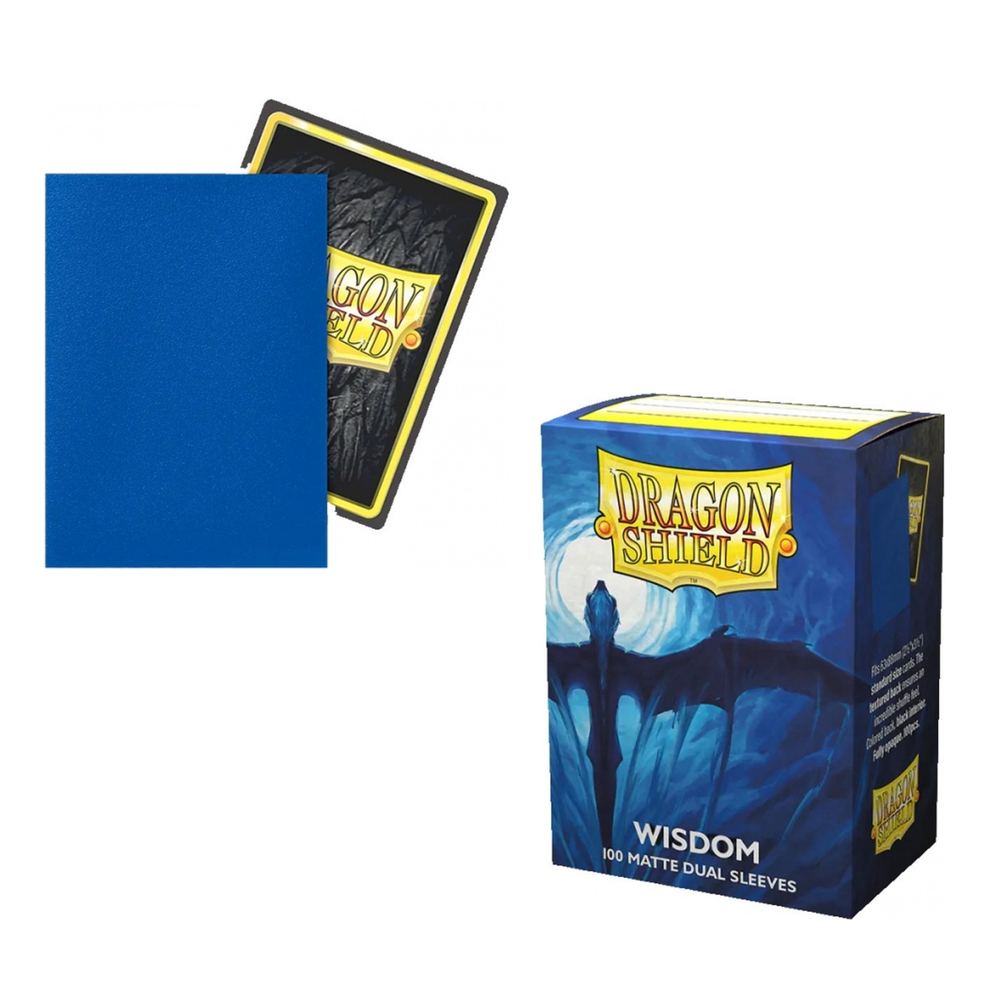 Fundas Dragon Shield Azul 63x88 mm (100 ud.)
