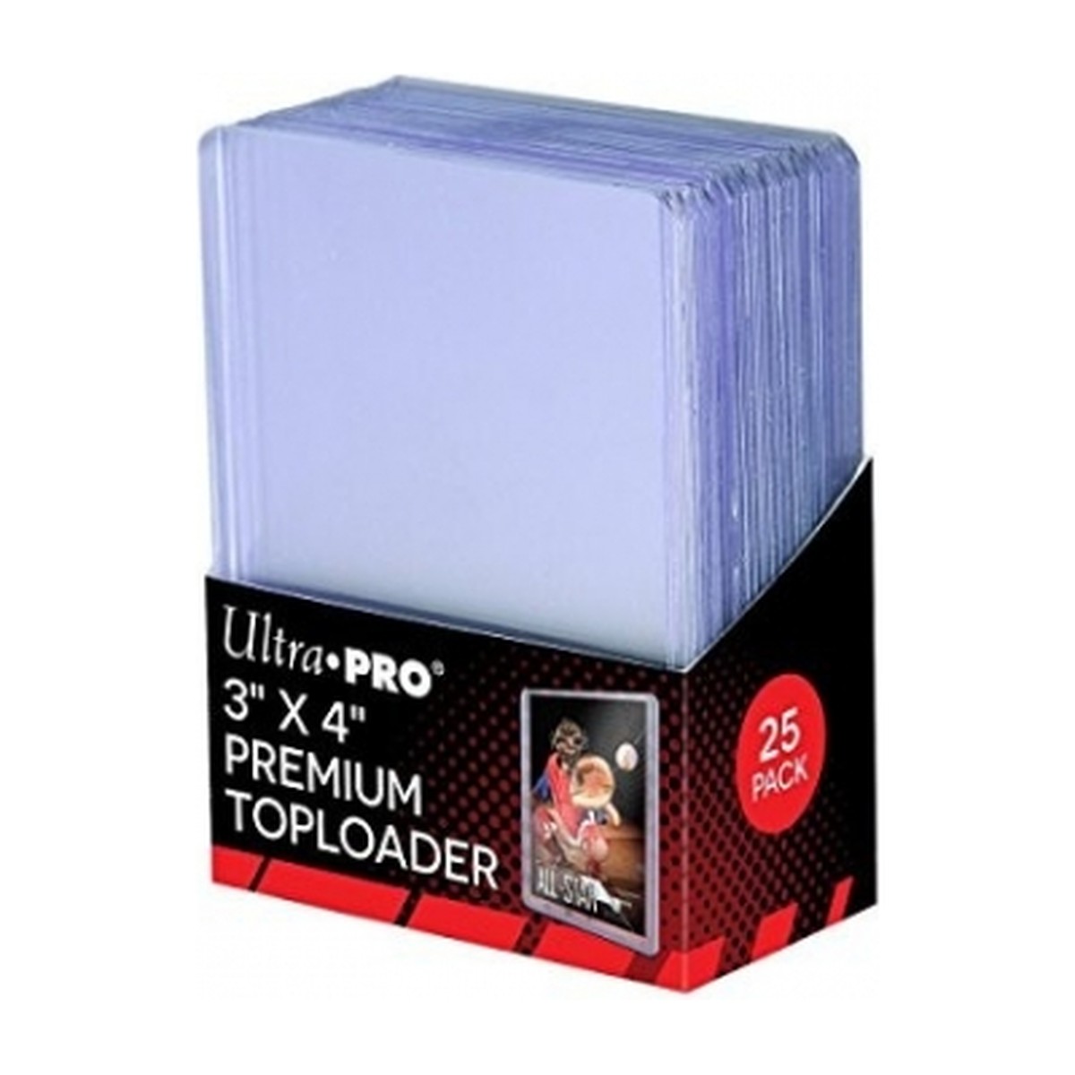 Ultra Pro Premium Toploader 3" x 4" (25 unidades)