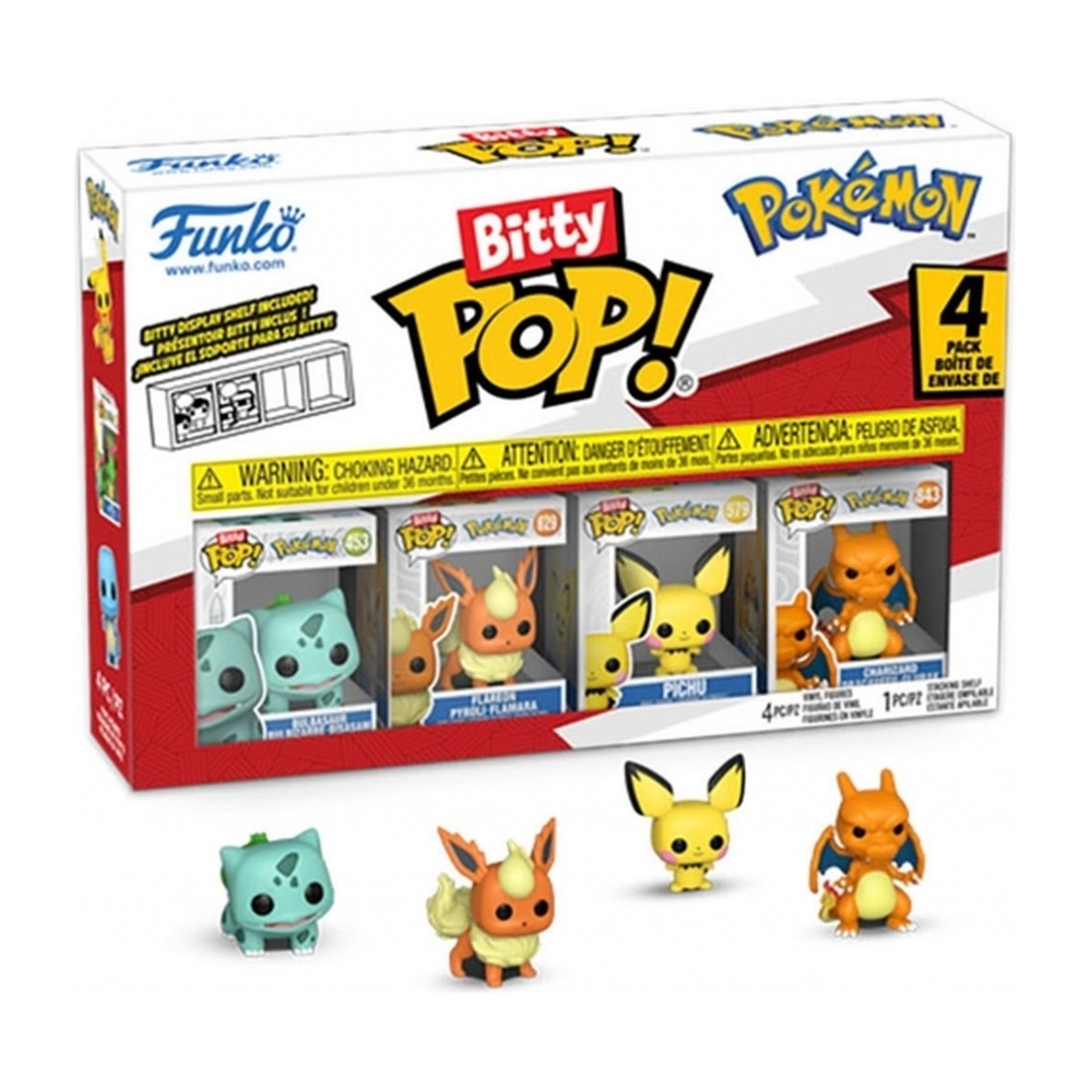 Bitty POP! 4-Pack Pokémon Series 3