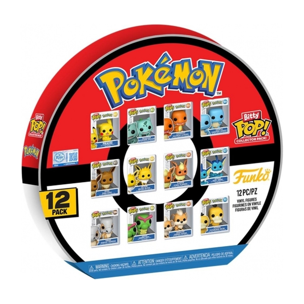 Bitty POP! Collector Pack Pokémon (12 figuras)